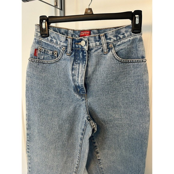 Esprit Relaxed Fit High Rise Jeans Denim Light Wash Tagged Size 3 Sz 0 24 - Picture 2 of 13